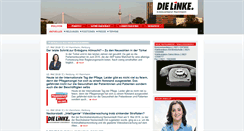 Desktop Screenshot of dielinke-ma.de