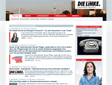 Tablet Screenshot of dielinke-ma.de